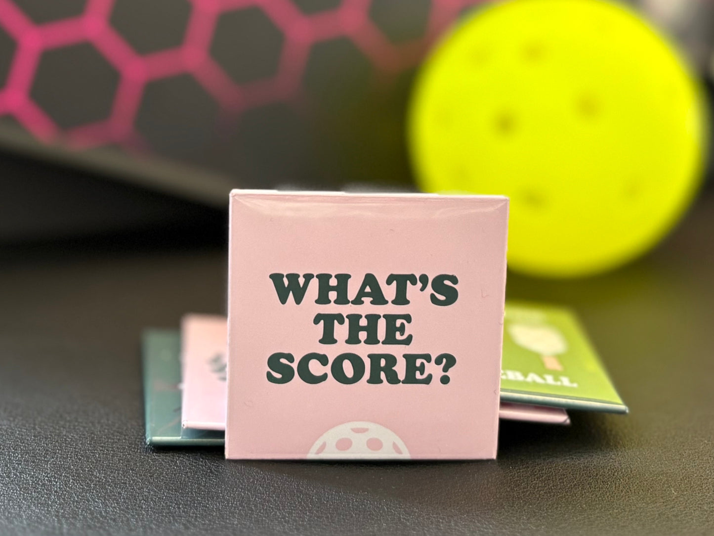 The Rally Pack of 6 | Pickleball Magnets | 2"x2" Square