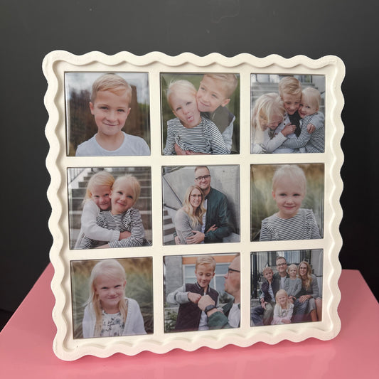 9 Magnet Photo Frames | Fits 2"x2" Magnets | 3D Printed Frames