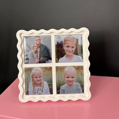 4 Magnet Square Photo Frames | Fits 2"x2" Magnets | 3D Printed Frames